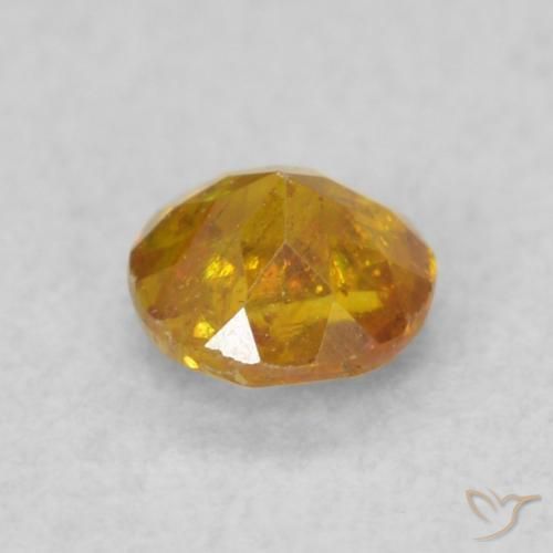 Sphalérite Miel Orange naturelle Tour, 0.25 ct, SI