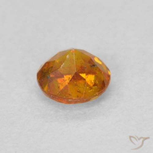 Sphalérite Orange terre naturelle Tour, 0.26 ct, SI