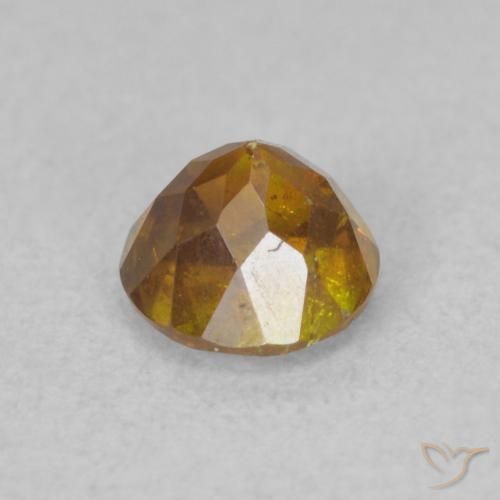 Sphalérite Orange terre naturelle Tour, 0.74 ct, SI