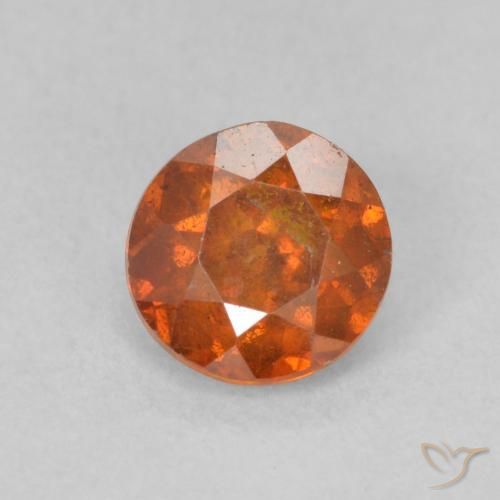 Sphalérite Orange moyen naturelle Tour, 0.81 ct, SI