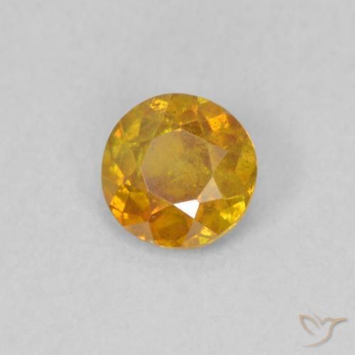 Sphalérite Orange moyen naturelle Tour, 0.45 ct, SI