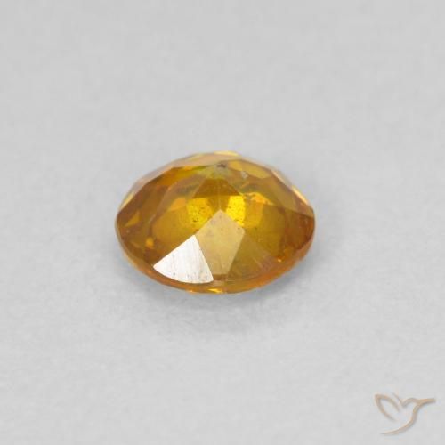 Sphalérite Orange moyen naturelle Tour, 0.45 ct, SI