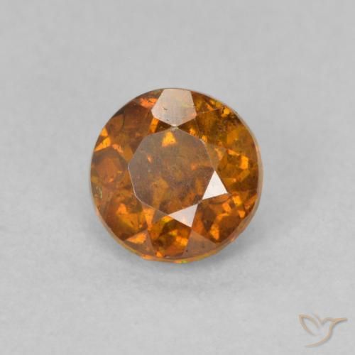 Sphalérite Orange terre naturelle Tour, 0.75 ct, SI