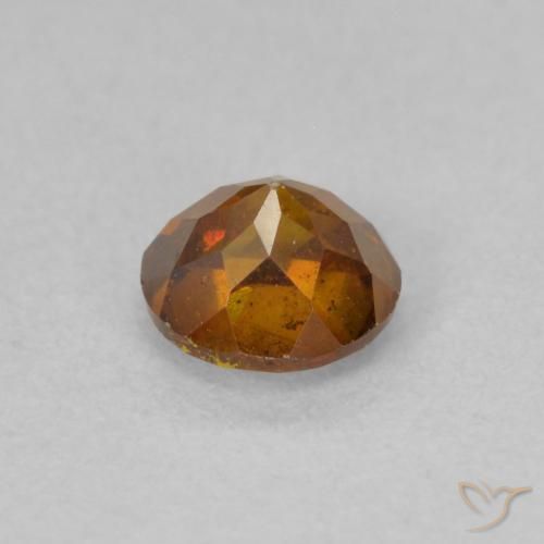 Sphalérite Orange terre naturelle Tour, 0.75 ct, SI