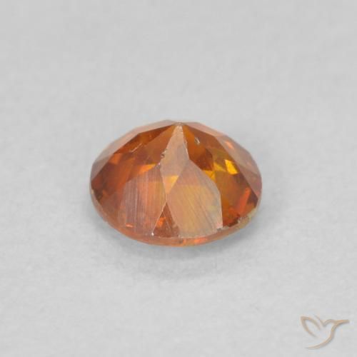 Sphalérite Orange foncé naturelle Tour, 0.42 ct, SI