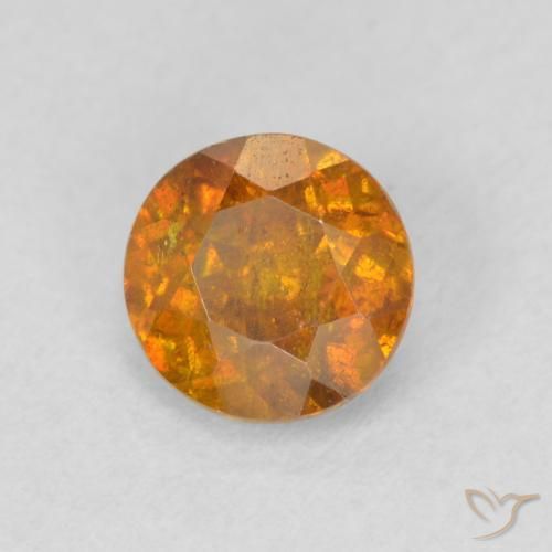 Sphalérite Orange brunâtre naturelle Tour, 0.87 ct, SI