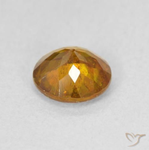 Sphalérite Orange brunâtre naturelle Tour, 0.87 ct, SI