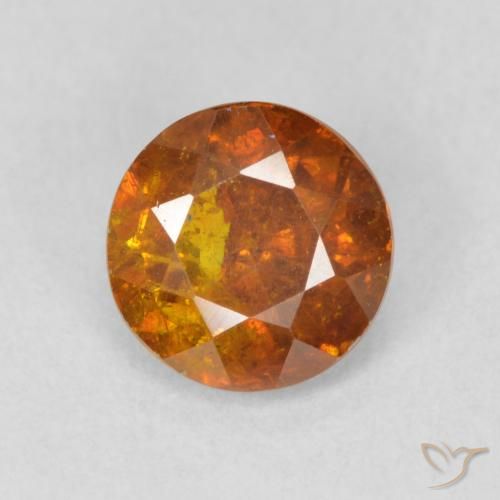 1.14ct Naturel Orange brunâtre Sphalérite, Tour, SI