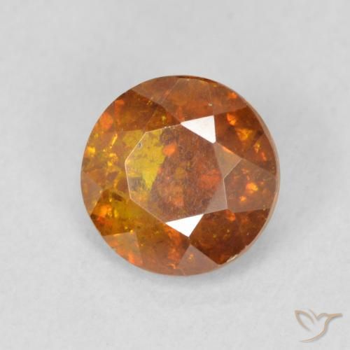 Sphalérite Orange brunâtre naturelle Tour, 1.14 ct, SI