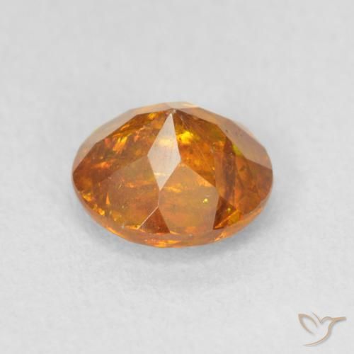 Sphalérite Orange brunâtre naturelle Tour, 1.14 ct, SI