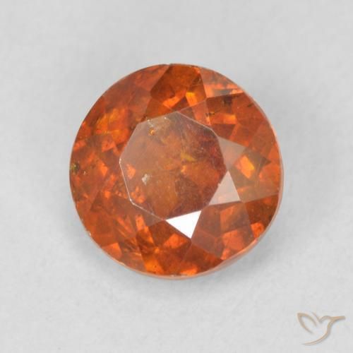 Sphalérite Orange foncé naturelle Tour, 1.31 ct, SI