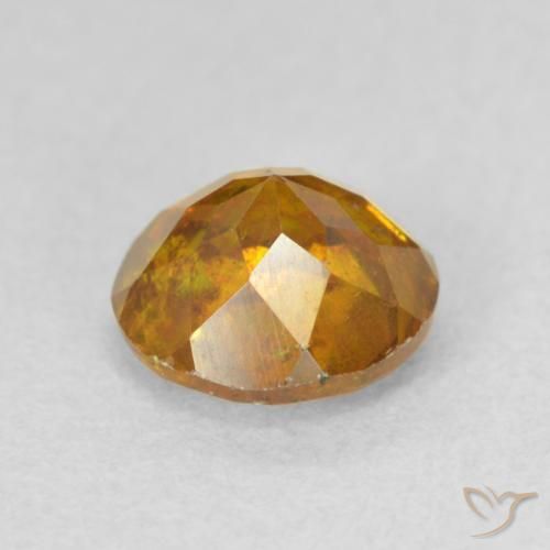 Sphalérite Orange foncé naturelle Tour, 1.37 ct, SI