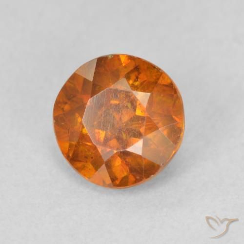 Sphalérite Orange moyen naturelle Tour, 1.10 ct, SI