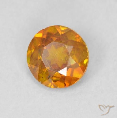 Sphalérite Orange brunâtre naturelle Tour, 0.54 ct, SI