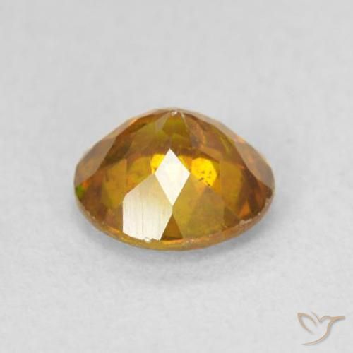Sphalérite Orange moyen naturelle Tour, 1.11 ct, SI