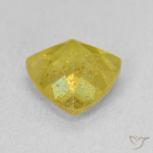 Sphalérite Jaune brunâtre naturelle Trillion, 2.25 ct, SI