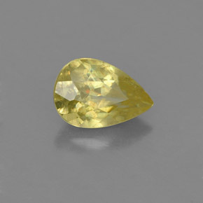 Sphène or naturelle en forme de poire, 0,99 ct, VS-SI