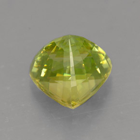 Sphène vert naturelle trillion, 1,46 ct, VS
