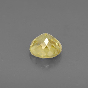 Sphène or naturelle coupe roude, 0,45 ct, VVS-VS