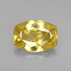 Sphène jaune naturelle forme fantaisie, 1,66 ct, VS-SI