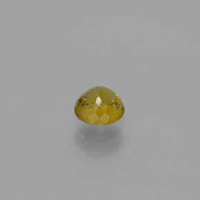 Sphène Jaune doré naturelle Coupe roude, 0.51 ct, VS