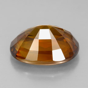 Sphène multicolore naturelle coupe ovale, 7,00 ct, IF