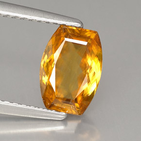 Sphène orange naturelle forme fantaisie, 1,49 ct, VS
