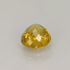 Sphène Jaune doré naturelle Coupe roude, 1.17 ct, VS