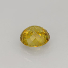 Sphène Jaune doré naturelle Coupe roude, 0.96 ct, VS