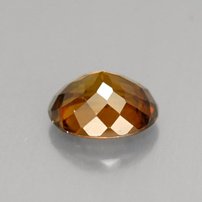 Sphène orange naturelle coupe ovale, 1,12 ct, VS