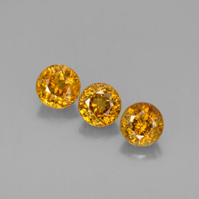 Achetez naturel ct orange sphène gems, coupe roude, en provenance sri lanka (ceylan) chez gemselect. en stock, livraison internationale!