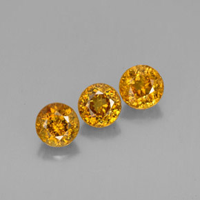 Achetez naturel ct orange sphène gems, coupe roude, en provenance sri lanka (ceylan) chez gemselect. en stock, livraison internationale!
