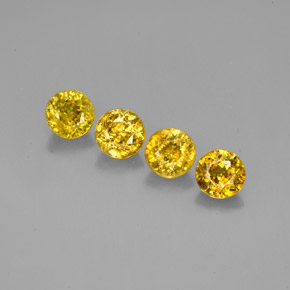 Achetez naturel ct jaune sphène gems, coupe roude, en provenance sri lanka (ceylan) chez gemselect. en stock, livraison internationale!