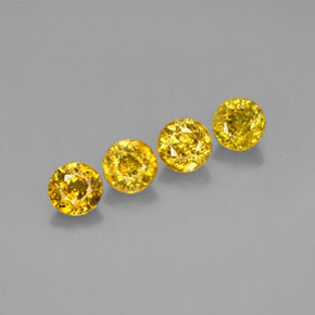 Achetez naturel ct jaune sphène gems, coupe roude, en provenance sri lanka (ceylan) chez gemselect. en stock, livraison internationale!