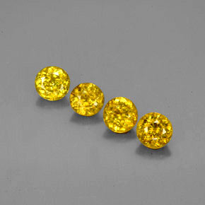 Achetez naturel ct or sphène gems, coupe roude, en provenance sri lanka (ceylan) chez gemselect. en stock, livraison internationale!