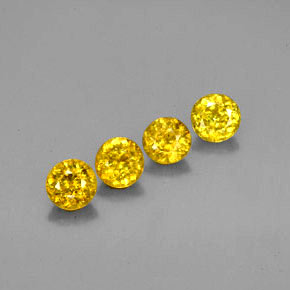 Achetez naturel ct or sphène gems, coupe roude, en provenance sri lanka (ceylan) chez gemselect. en stock, livraison internationale!