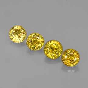 Achetez naturel ct jaune sphène gems, coupe roude, en provenance sri lanka (ceylan) chez gemselect. en stock, livraison internationale!