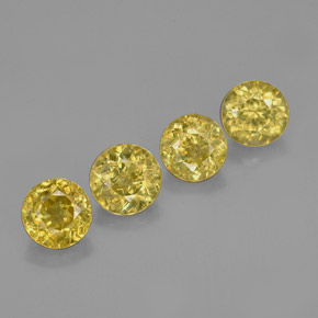 Achetez naturel ct or sphène gems, coupe roude, en provenance sri lanka chez gemselect. en stock, livraison internationale!