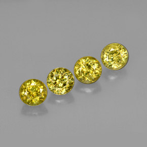 Achetez naturel ct or sphène gems, coupe roude, en provenance sri lanka chez gemselect. en stock, livraison internationale!
