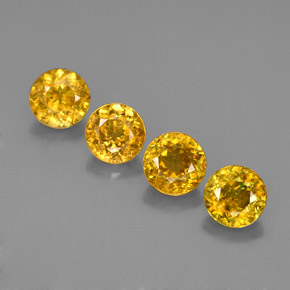 Achetez naturel ct jaune sphène gems, coupe roude, en provenance sri lanka (ceylan) chez gemselect. en stock, livraison internationale!