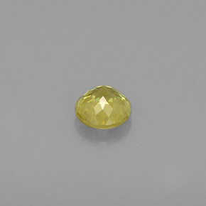Sphène vert naturelle coupe roude, 0,48 ct, VS