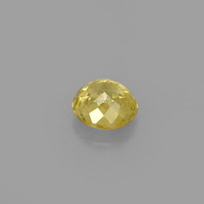 Sphène or naturelle coupe roude, 0,47 ct, VS