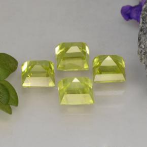 Achetez naturel 1,50ct jaune sphène gems, carré, en provenance sri lanka chez gemselect. en stock, livraison internationale!