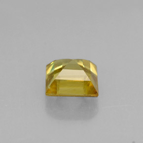 Sphène or naturelle carré, 0,43 ct, VS