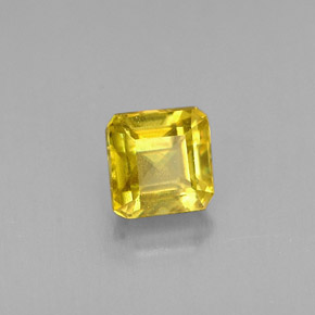 Sphène or naturelle taille émeraude, 0,43 ct, VS-SI