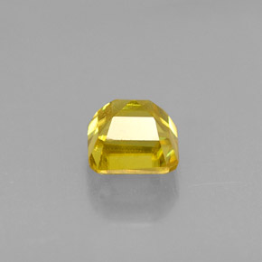 Sphène or naturelle taille émeraude, 0,43 ct, VS-SI