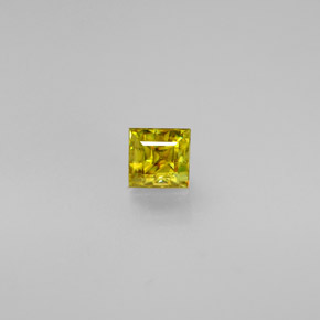 Sphène or naturelle carré, 0,46 ct, VS
