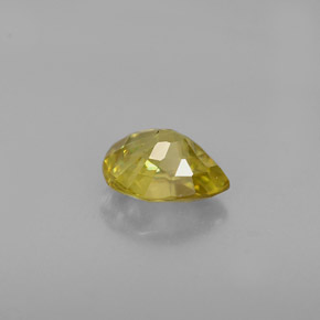 Sphène jaune naturelle en forme de poire, 0,92 ct, VS