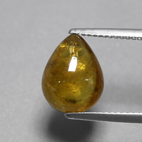 Sphène jaune naturelle transparent, 4,36 ct, transparent / translucide