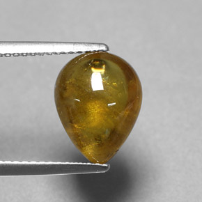 Sphène jaune naturelle transparent, 4,36 ct, transparent / translucide